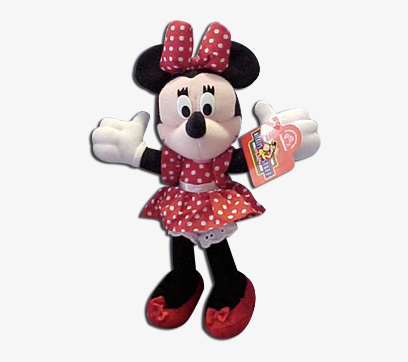 Disney Plush Minnie Mouse Stuffed Toy - Minnie Mouse Stuffed Toy, transparent png download
