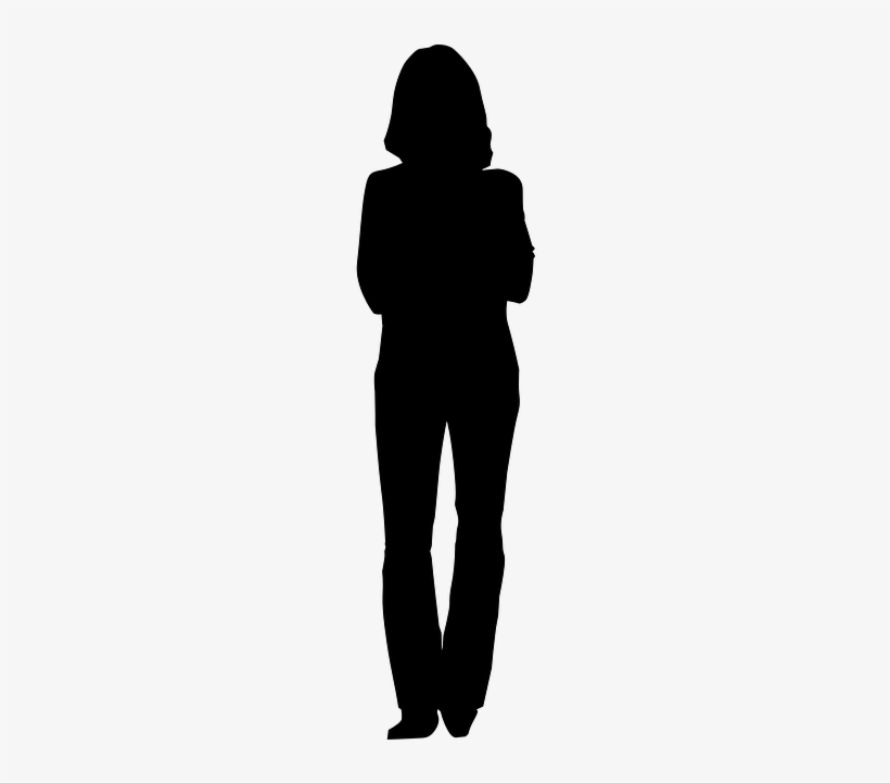 Woman Suit Silhouette, transparent png download