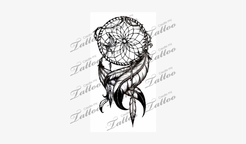 Marketplace Tattoo Dream Catcher - Dream Catcher With Music Notes, transparent png download