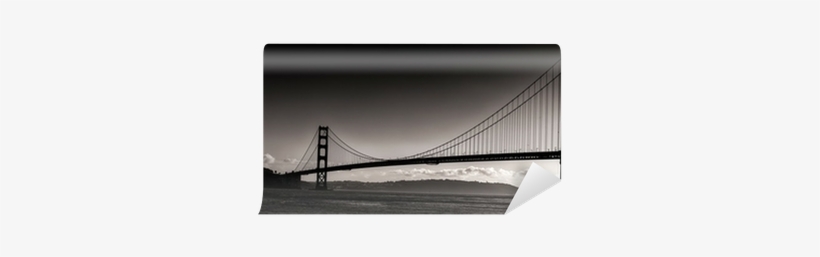 Sunset Silhouette Panoramic View Of The Golden Gate, transparent png download