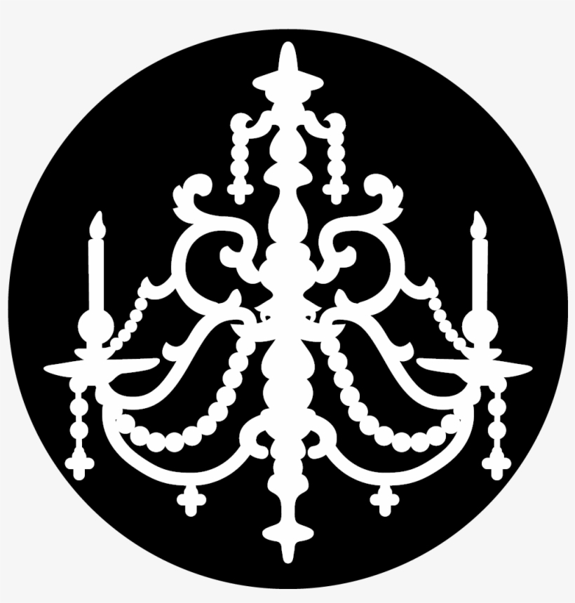 Apollo Design Srds-8010 A - Cafepress Chandelier Silhouette Throw Pillow, transparent png download