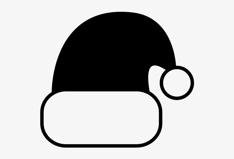 Santa Hat Rubber Stamp, transparent png download