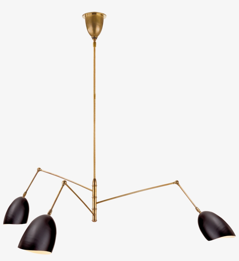 Sommerard Large Triple Arm Chandelier - Aerin 17222136 Sommerard Medium Triple-arm Chandelier, transparent png download