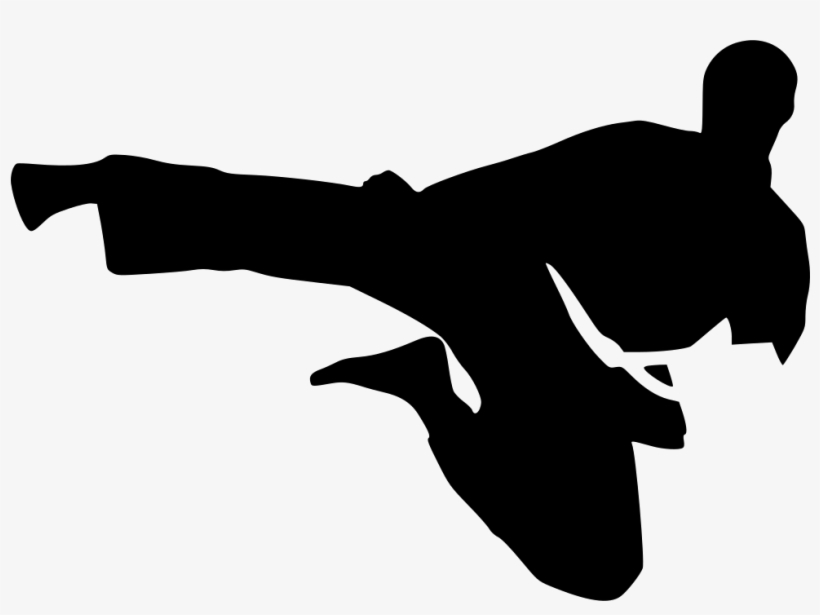 Karate Flyingkick Comments - Karate Clipart Png, transparent png download