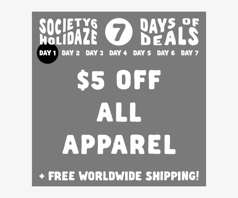 Society 6 Day - Canvas, transparent png download