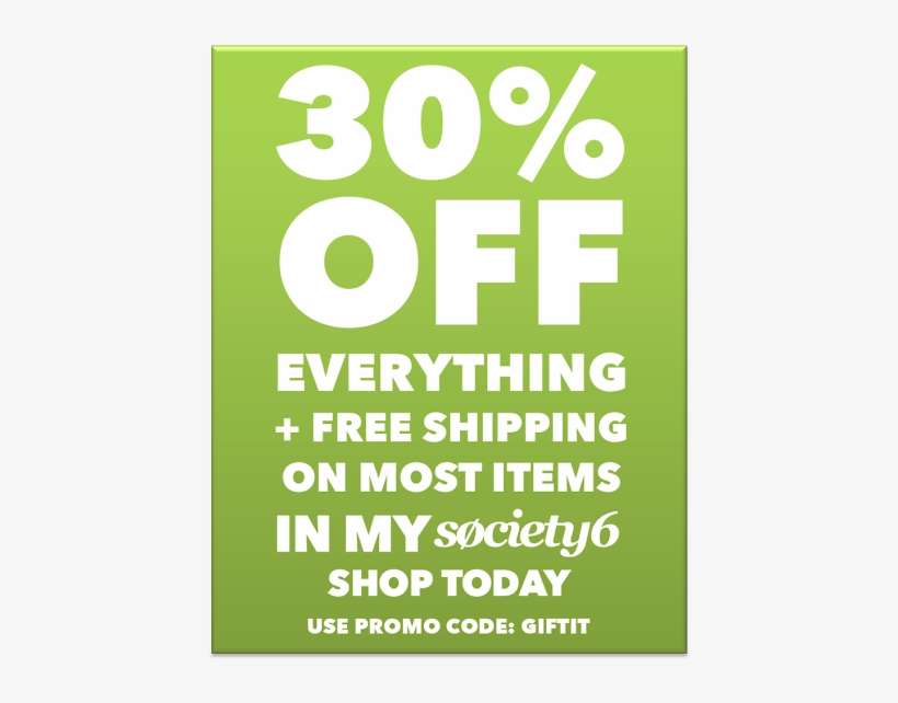 5 Days To Save Society6 Canvas Print Small By Society6 PNG Image