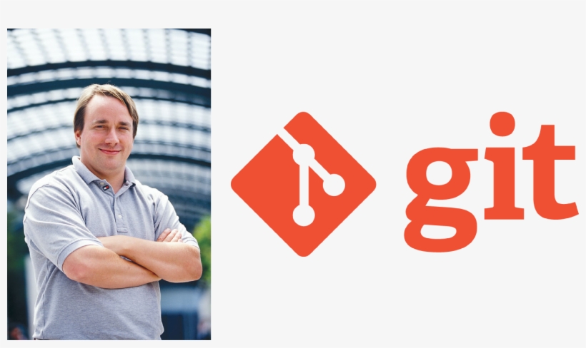 Linus Torvalds And Git Logo - Linus Torvalds Git PNG Image ...