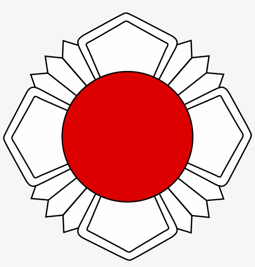 Nippon,kempo,icon,coat Of Arms,logo,free Vector Graphics, - Yellow And Light Blue Mandalas, transparent png download