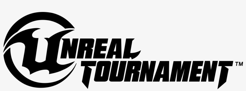 Unreal Tournament Logo Black And White - Unreal Tournament Logo, transparent png download
