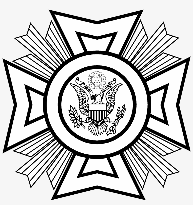 Vfw Logo Black And White - Lockjaw And Black Bolt, transparent png download