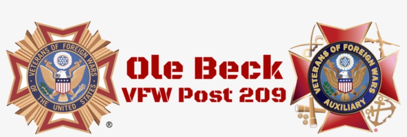 Ole Beck Vfw Post 209 Logo Red - Veterans Of Foreign Wars, transparent png download