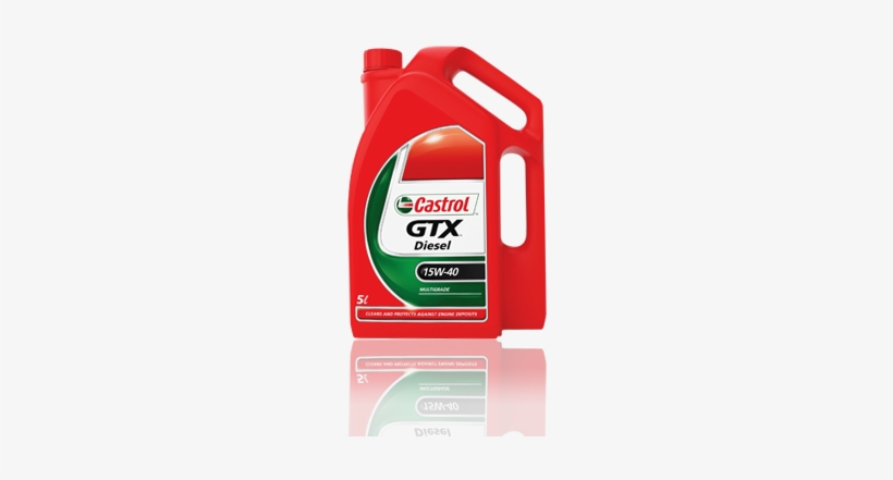 Castrol Gtx Diesel 14w-40 Motor Oil - Castrol High Mileage 25w50, transparent png download