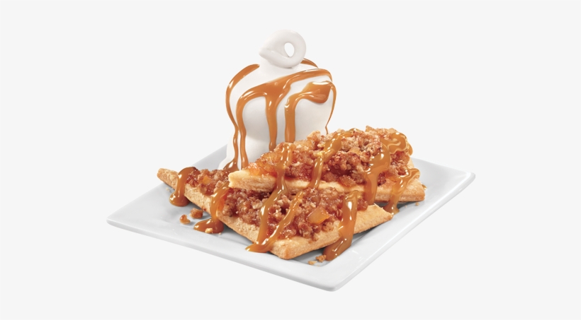 A Flaky Dessert-crust Topped With Apples, Oatmeal Crumble, - Dairy Queen Apple Tart A La Mode, transparent png download