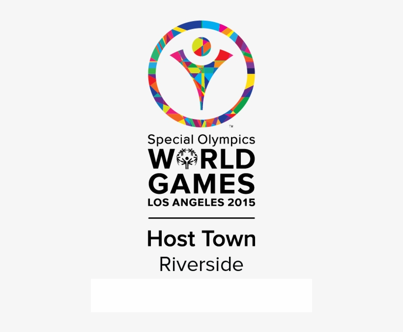 1 Special Olympics La2015 Host Town Logo Vertical White - Special Olympics World Games, transparent png download