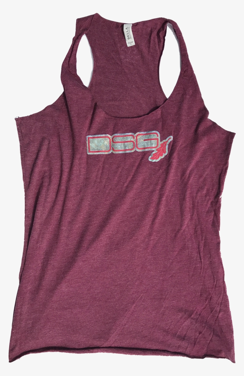 Maroon Dsg Logo Realtree Xtra Hunting Tank-front - Active Tank, transparent png download