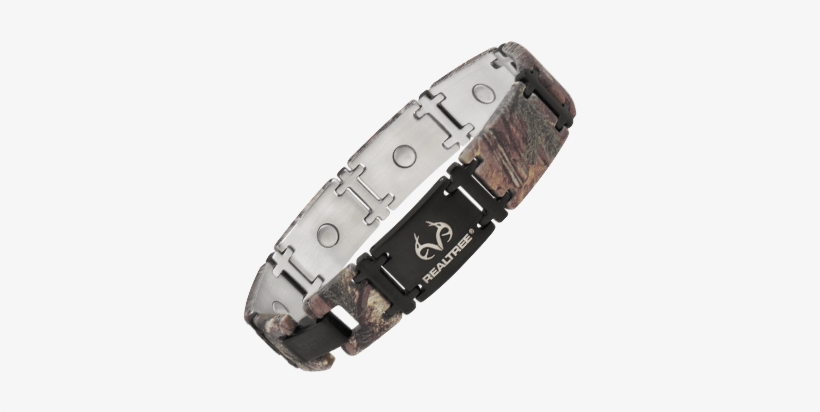 Realtree® Camo Black Magnum Magnetic Bracelet - Bracelet For Men Png, transparent png download