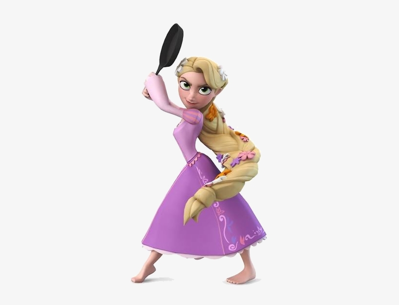 In High Demand For Disney Infinity - Disney Rapunzel With Frying Pan, transparent png download