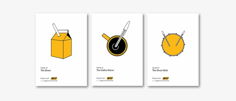 Yet It Is Not Just A Pen, It Is The Substitute For - Bic, transparent png download