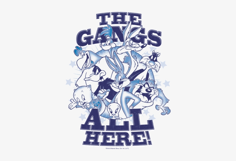 Looney Tunes Blue Gang Women's T-shirt - Shirt, transparent png download