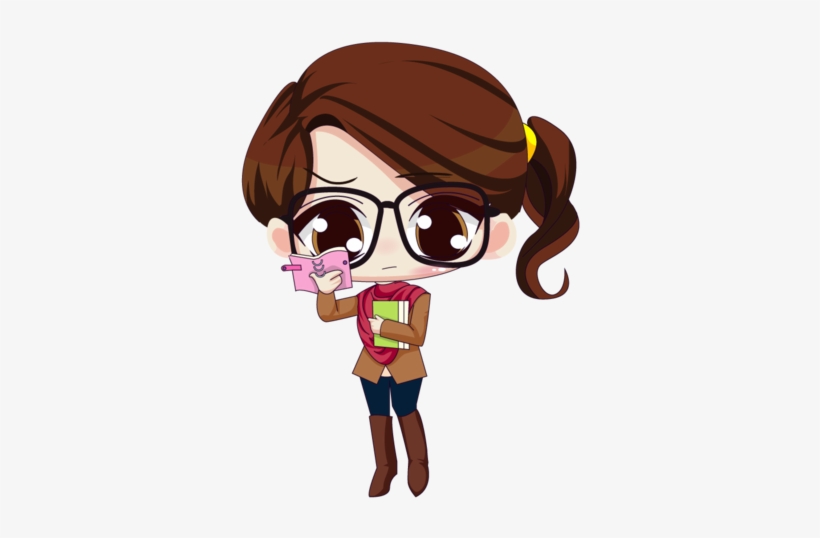 Animated Student - Glasses, transparent png download