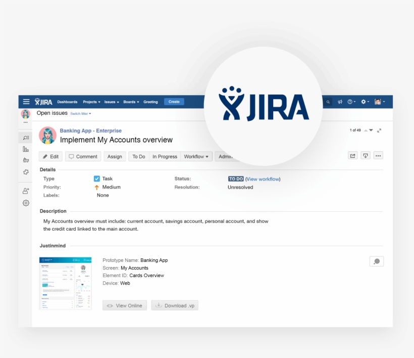 Import And Export Tasks Between Justinmind And Jira - 1 Printable Thumbs Up Hand Fans (white - Sample), transparent png download