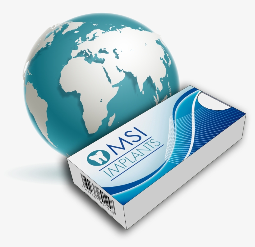 About Msi France Implants - World Map, transparent png download