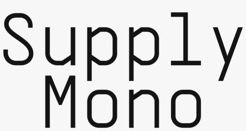 Free Font Friday - Monospaced Font, transparent png download