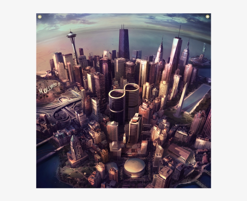 Foo049a All Together Wall Flag 800x800 8ba196c1 Ec16 - Foo Fighters Sonic Highways, transparent png download