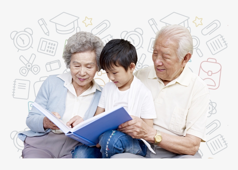 The Education Programme Office Aims To Create And Share - Grandparents Asian, transparent png download