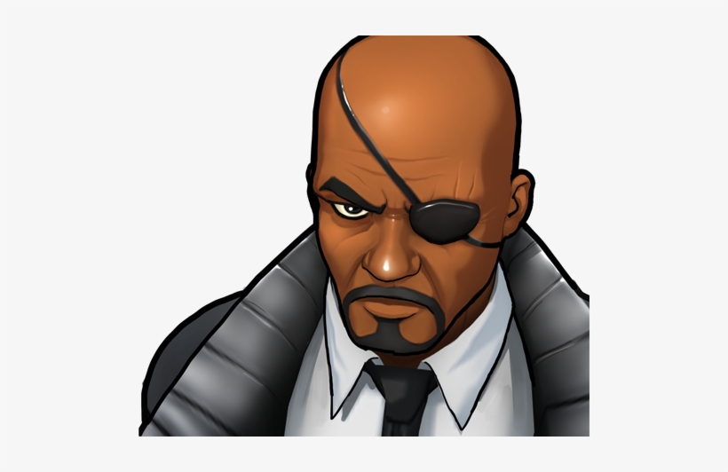 Nick Fury Portrait - Marvel Avengers Academy Nick Fury, transparent png download