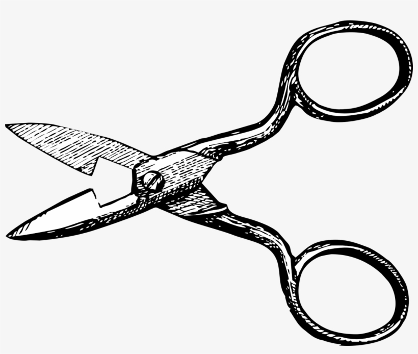 Buttonhole Scissor Clipart, transparent png download