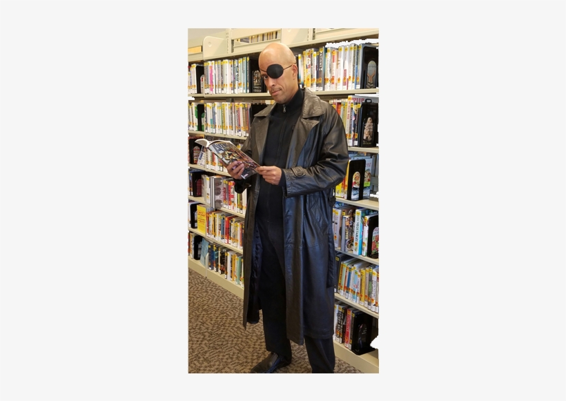 Nick Fury Lives10-18 - Library, transparent png download