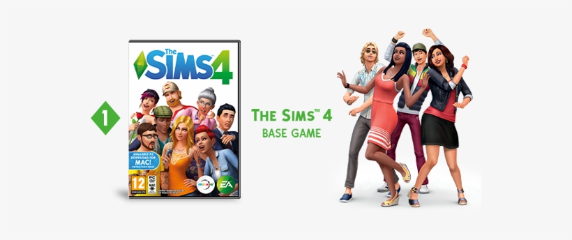 Cut Out Image Of The Sims 4 Game With Characters From - Sims 4 Limited Edition [pc Game] - Dvd, transparent png download