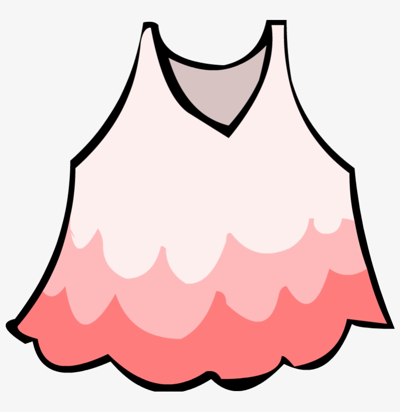 Old Pink Dress - Club Penguin Pink Princess Dress, transparent png download