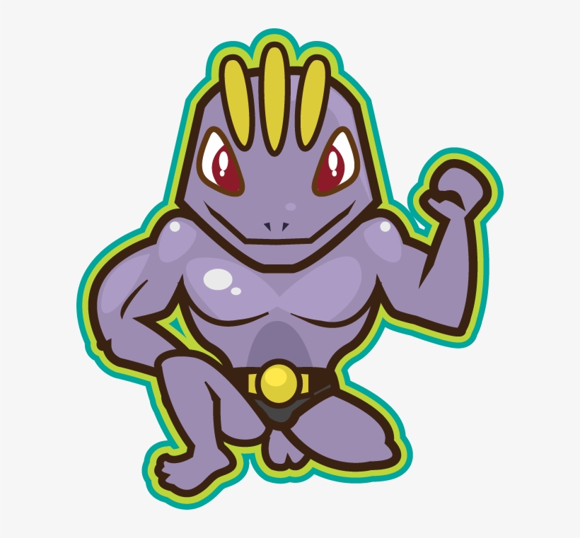 Machoke - Cartoon, transparent png download