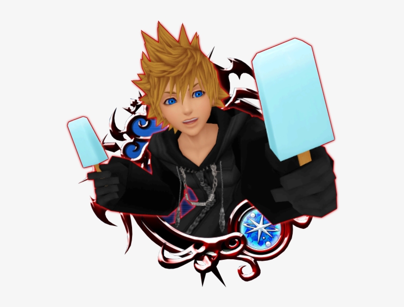 Sp Roxas - Kingdom Hearts Union X Medals Stained Glass 1, transparent png download