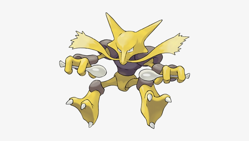 Alakazam, Machop, Machoke - Pokemon Alakazam, transparent png download