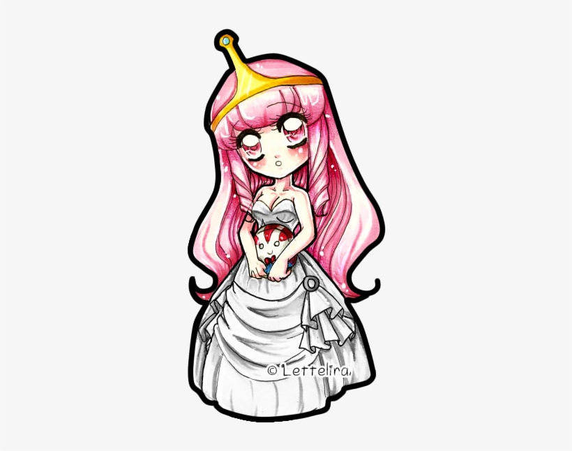 Adventure Time With Finn And Jake Images Princess Bubblegum - Chibi Anime Princess Bubblegum, transparent png download