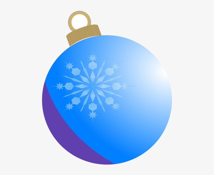 Christmas Ornaments Clipart Snowflake - Christmas Ornament Clip, transparent png download