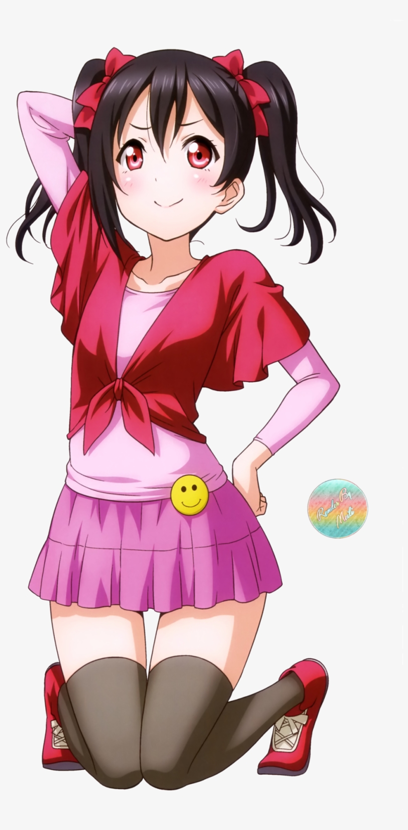 Love Live School Idol Project Nico Render By Meilichan15 - Love Live Nico Art, transparent png download