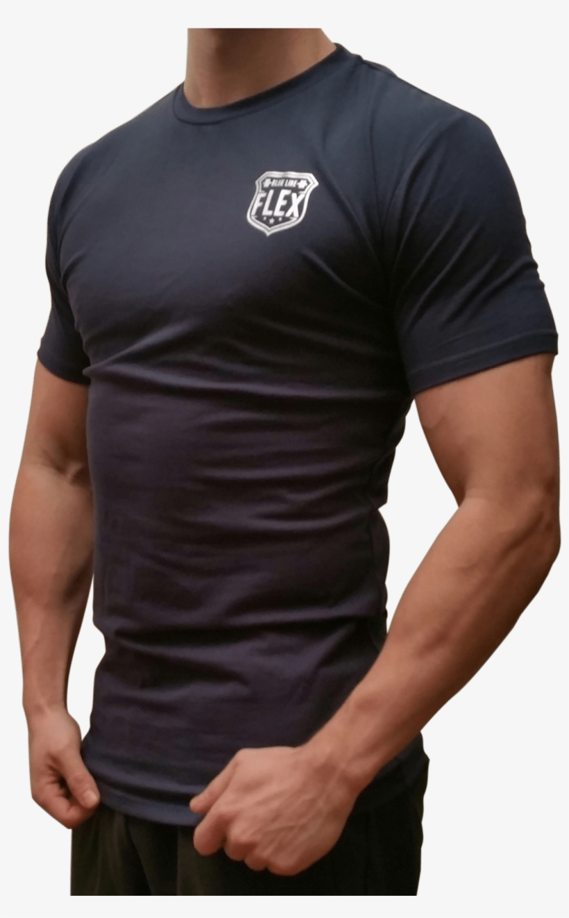 Police T Shirts Navy Thin Blue Line Shirt - Fitness Shirt, transparent png download