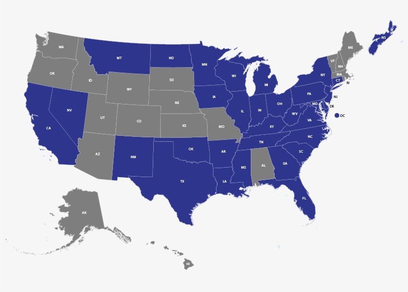 Where Have Blue Line Bears Been Delivered - Franklin Roosevelt Electoral Map, transparent png download