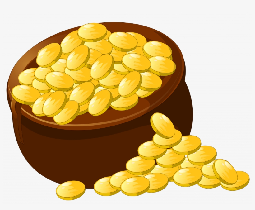 Pot Clipart Og Gold - Gold Clipart Transparent Background, transparent png download