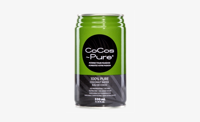 Cocos Pure Coconut Water - Cocos Pure Coconut Water 330ml, transparent png download