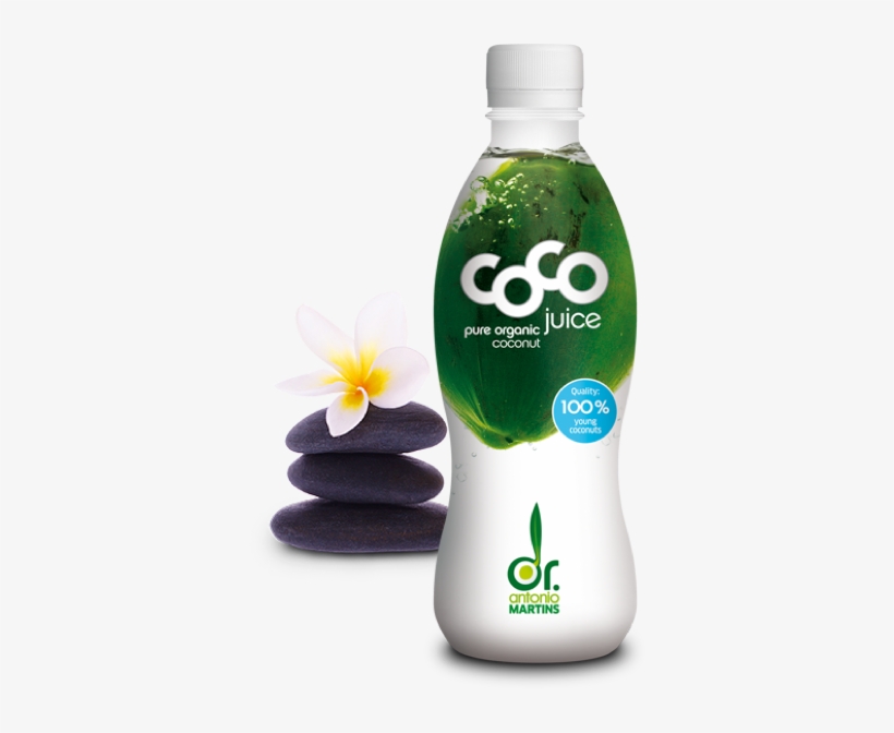 Dr Antonio Martins Coconut Water Kokoswasser Wellness - Dr. Antonio Martins Organic Coco Juice Pure, 330ml, transparent png download