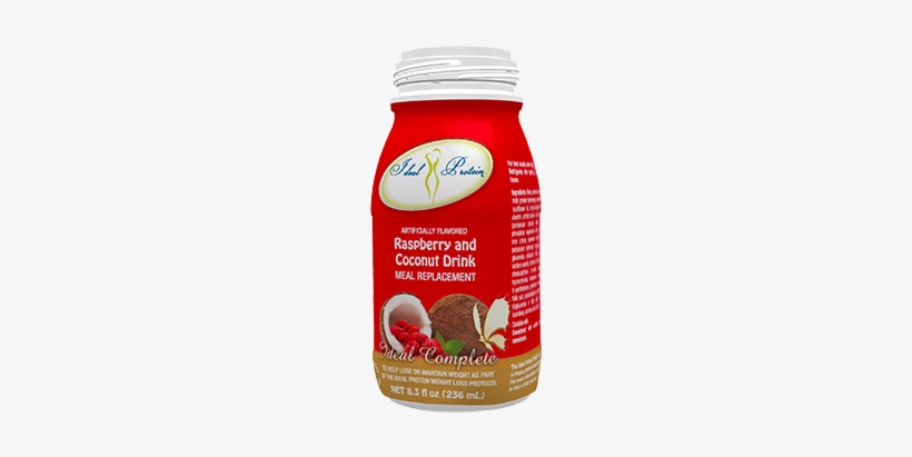 Ideal Complete- Raspberry And Coconut Flavored Drink - Ideal Protein, transparent png download