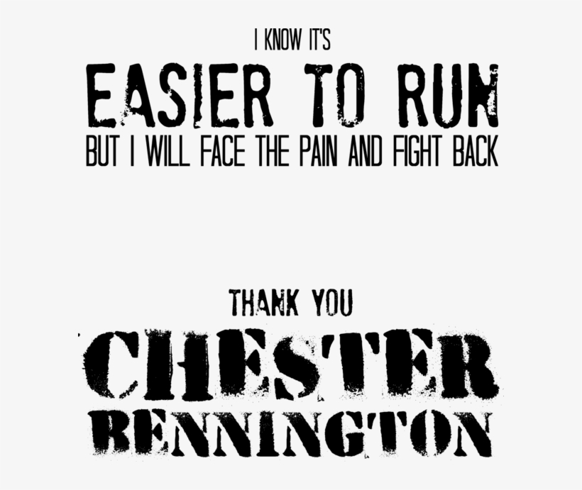 Bleed Area May Not Be Visible - Chester Bennington Name Logo, transparent png download