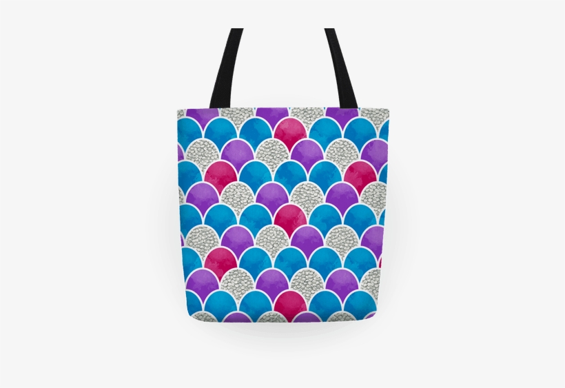 Rainbow Fish Scales Pattern Tote - Watercolor Lovely Pattern Vv Mug - 11 Oz, transparent png download