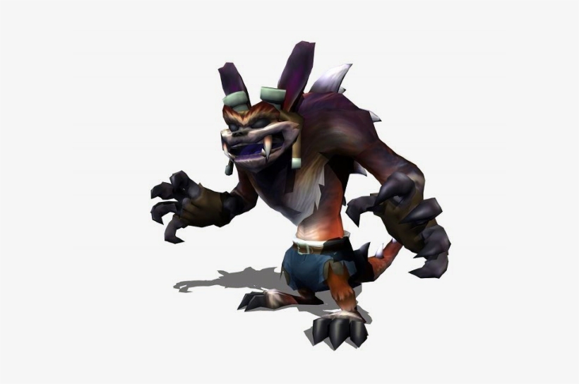 616px-dark Daxter Pose1 - Jak And Daxter Dark Daxter, transparent png download