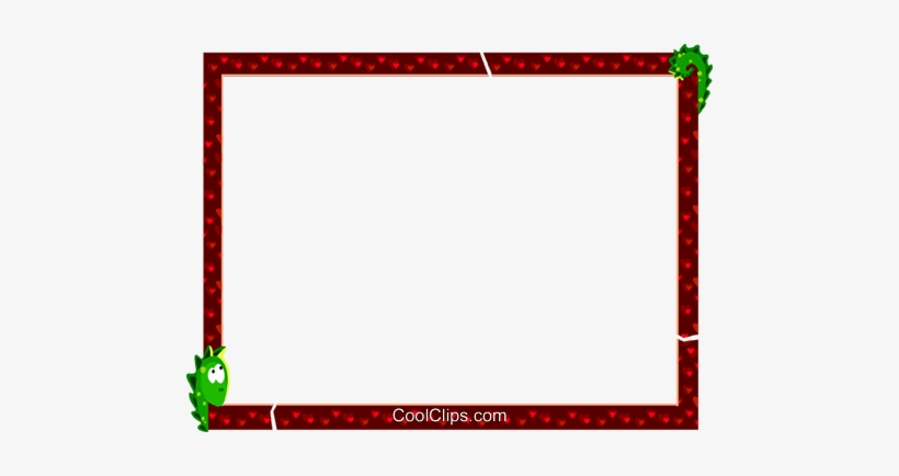 Valentines Day Frame Royalty Free Vector Clip Art Illustration - Moldura Dia Dos Namorados Png, transparent png download